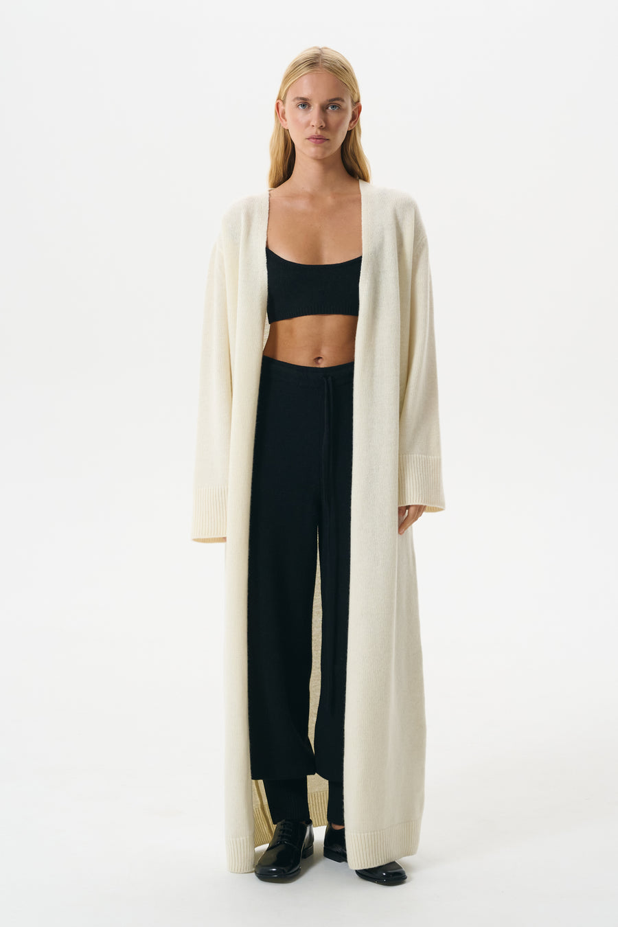 SIGNATURE CARDIGAN LONG | MILK