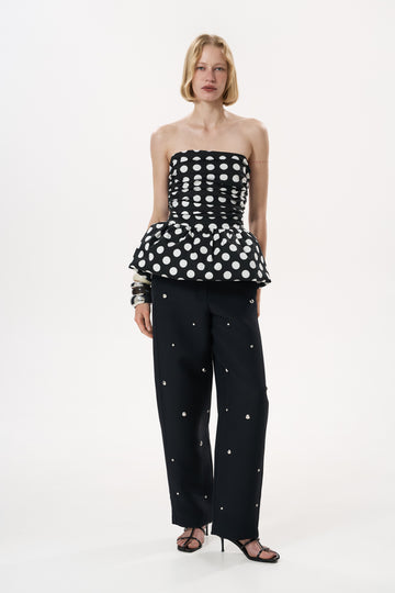 PUFF POLKA DOT TOP
