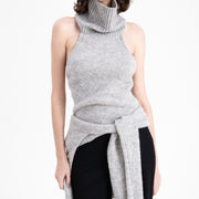 ALPACA HIGT-NECK TANK TOP | GLAGE