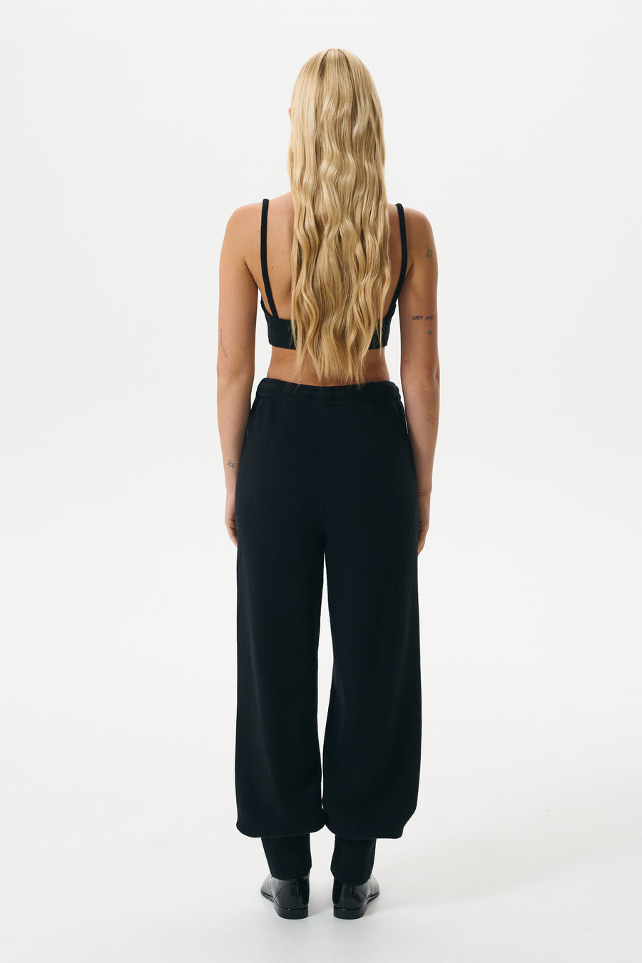 RELAX KNITTED JOGGERS | BLACK