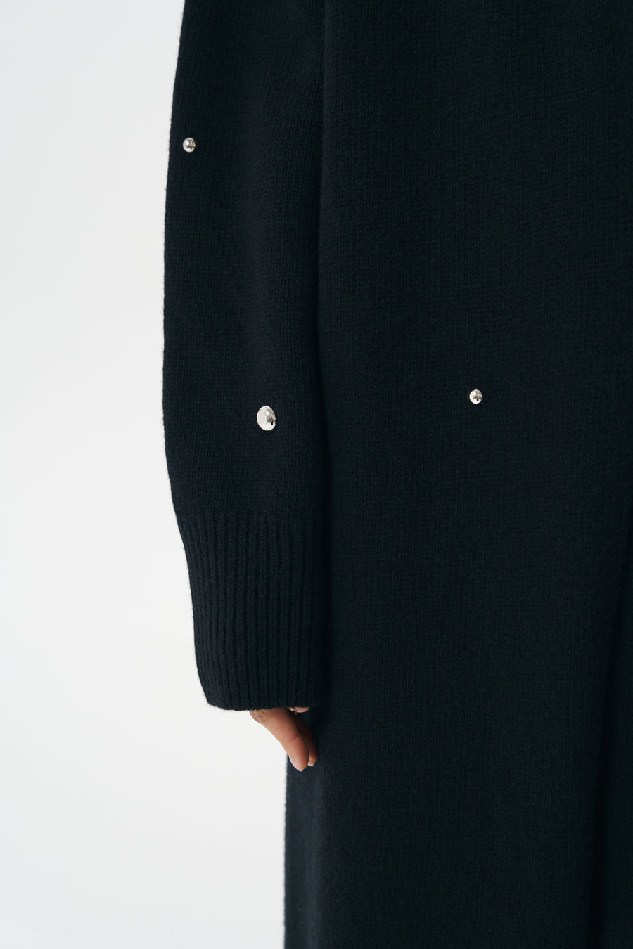 SIGNATURE CARDIGAN LONG | BLACK NIGHT