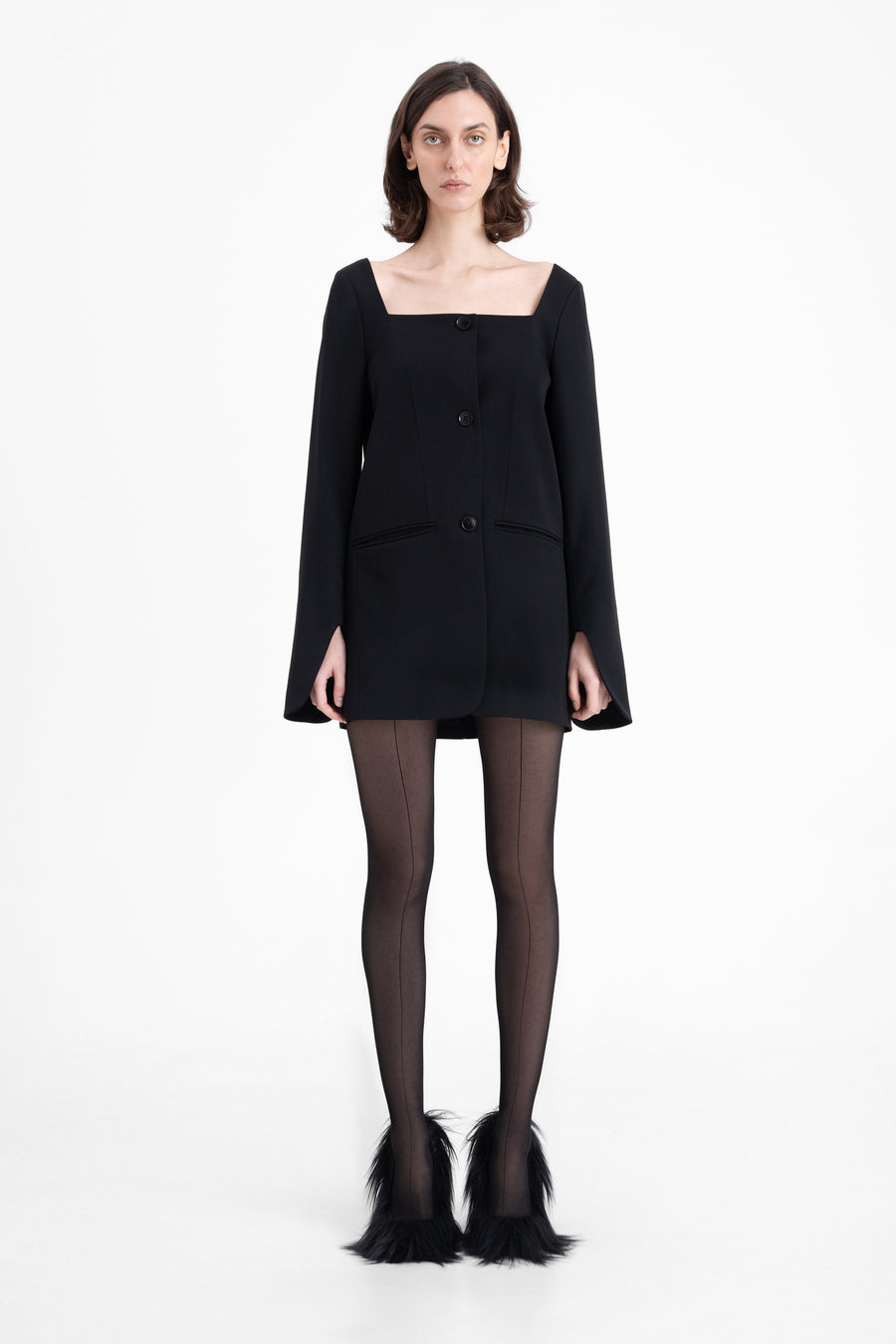 JACKET DRESS | BLACK