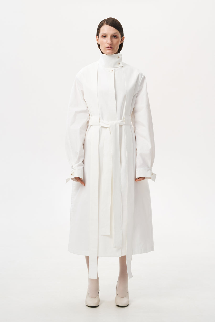 PAPER AIRPLANE COAT | WHITE