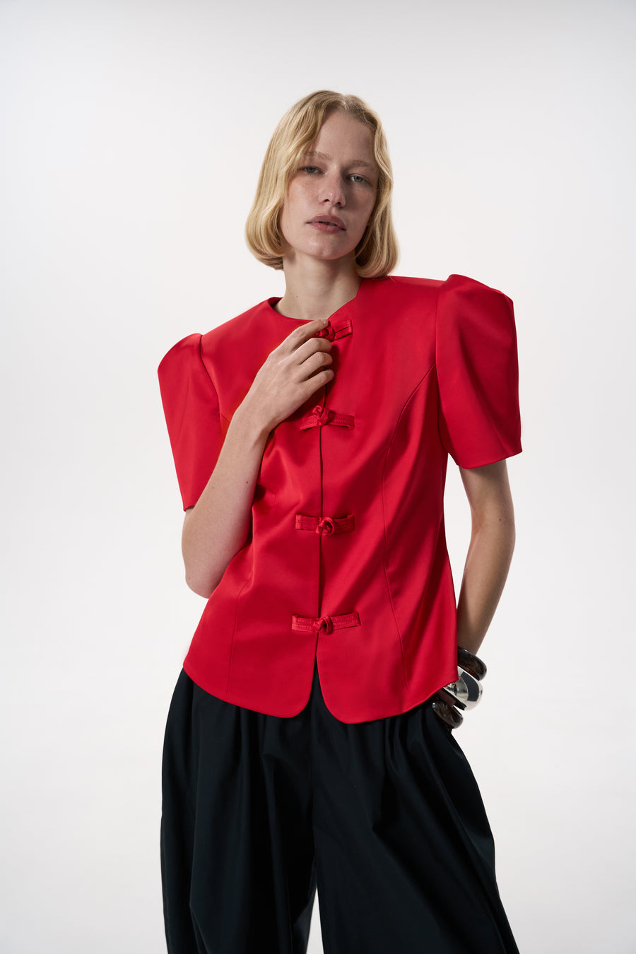 MANDARIN JACKET | RED
