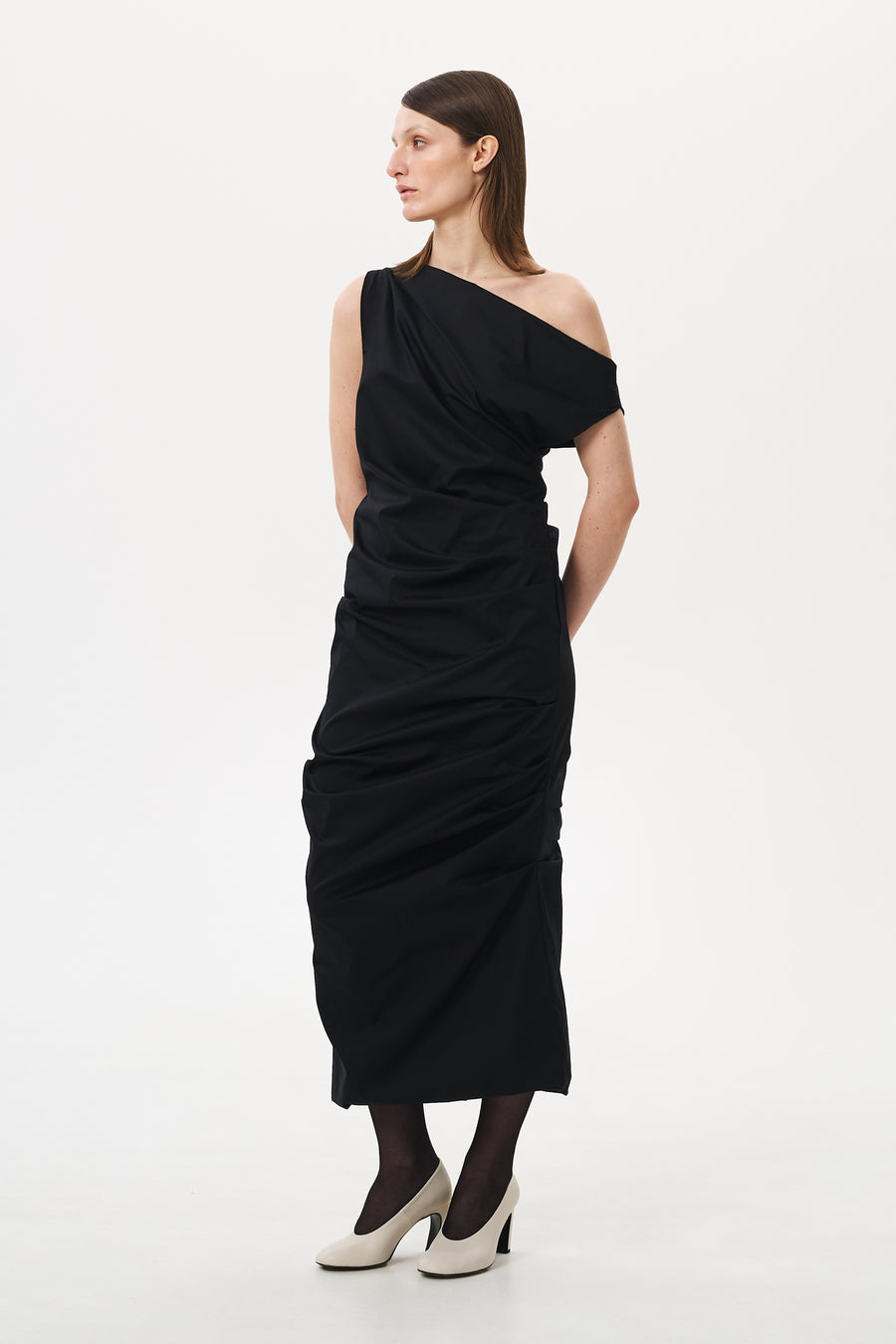 ORIGAMY DRESS | BLACK