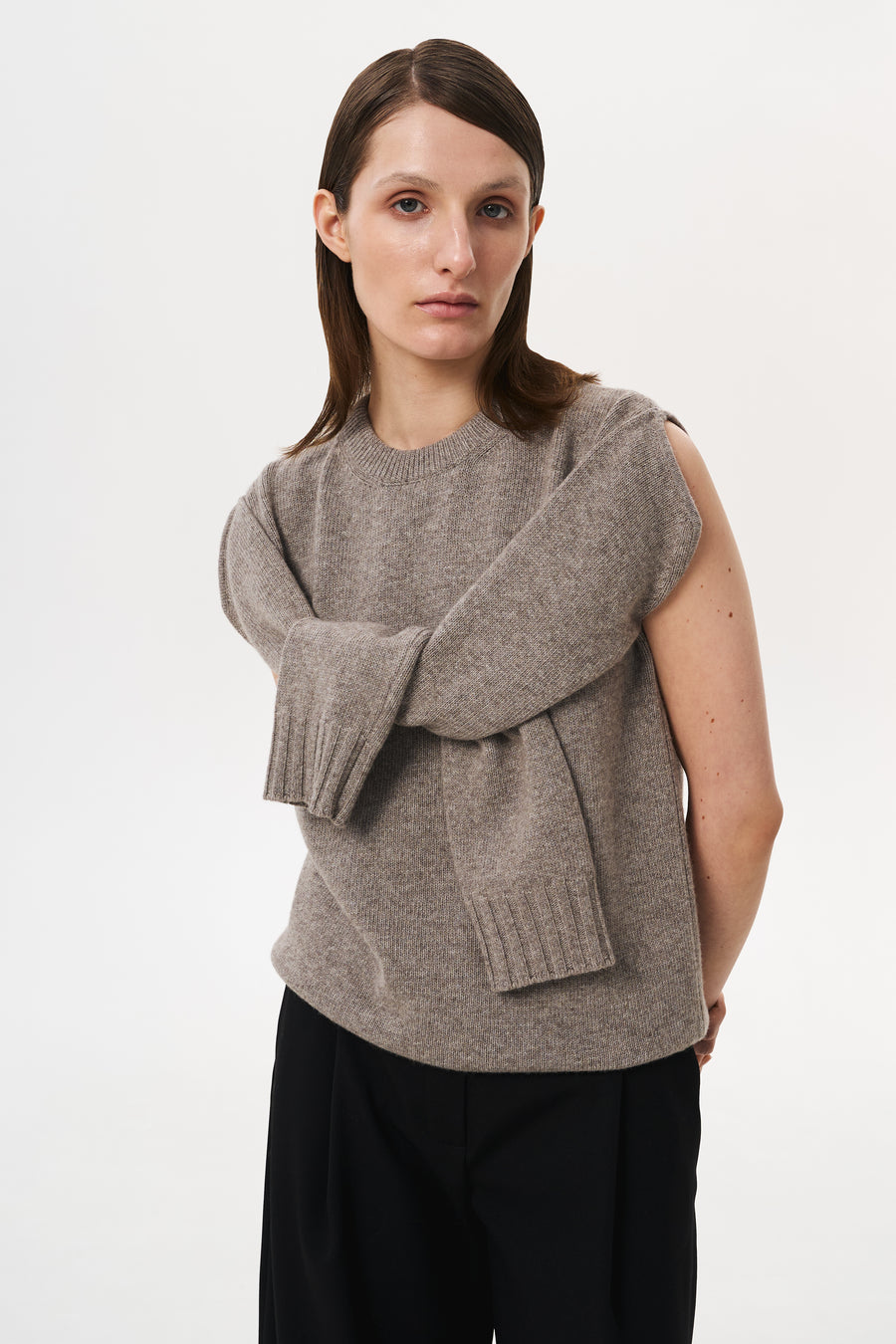 OPEN-ARM SWEATER | HALVA