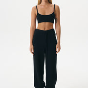 RELAX KNITTED JOGGERS | BLACK