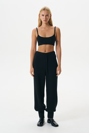 RELAX KNITTED JOGGERS | BLACK