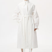 PAPER AIRPLANE COAT | WHITE