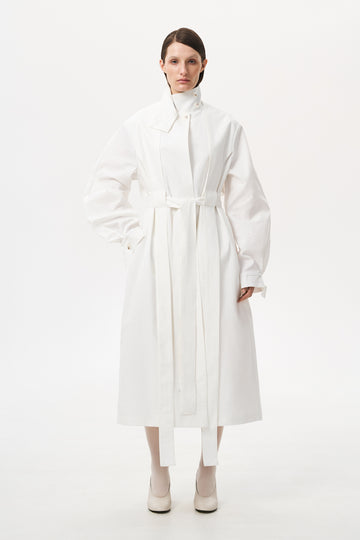 PAPER AIRPLANE COAT | WHITE