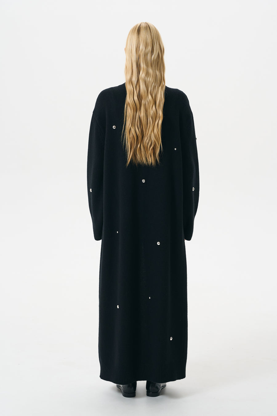 SIGNATURE CARDIGAN LONG | BLACK NIGHT