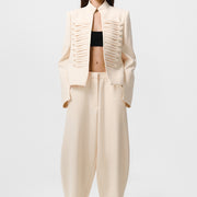NAPOLEON STYLE JACKET | MILK