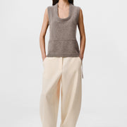 O-SHAPE TROUSERS | MILK